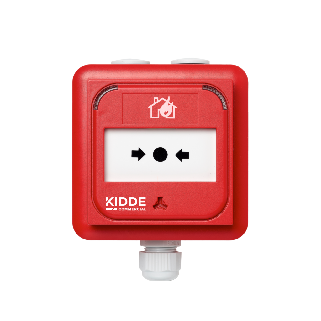 Kidde Excellence adresseerbare handbrandmelder groen/rood IP65