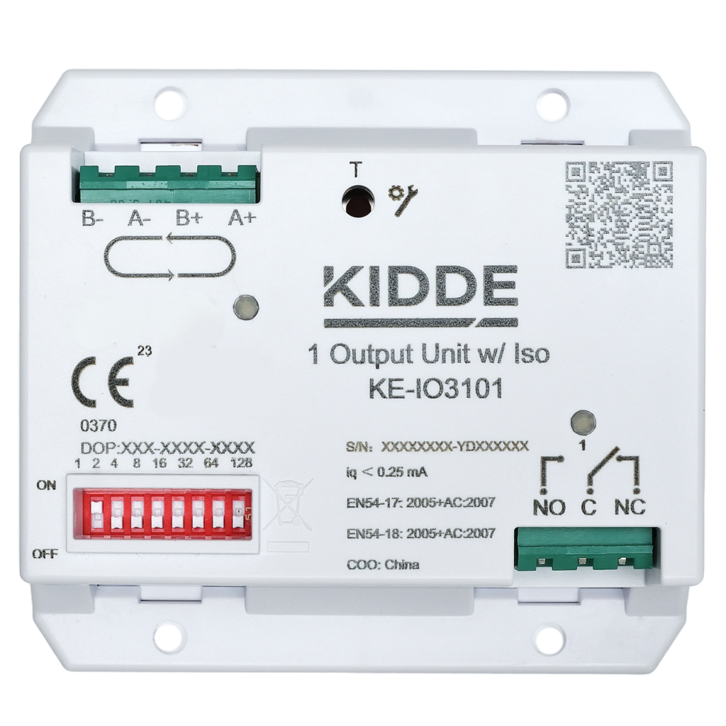Kidde Excellence adresseerbare I/O-module één uitgang en isolator